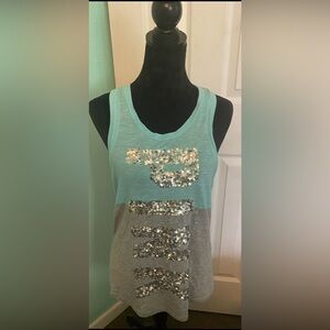 PINK Victoria’s Secret Sequin Tank!